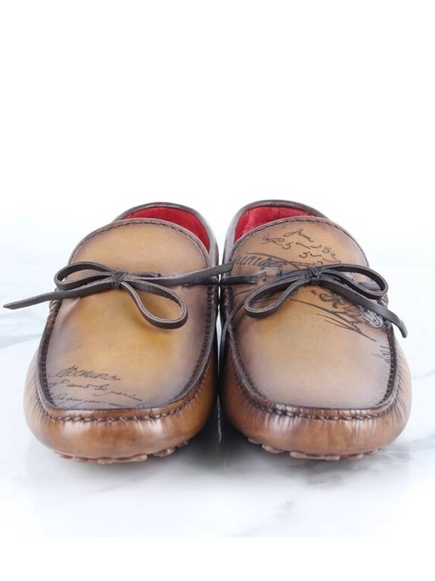 Leather driving loafers 9 280 - BERLUTI - BALAAN 3