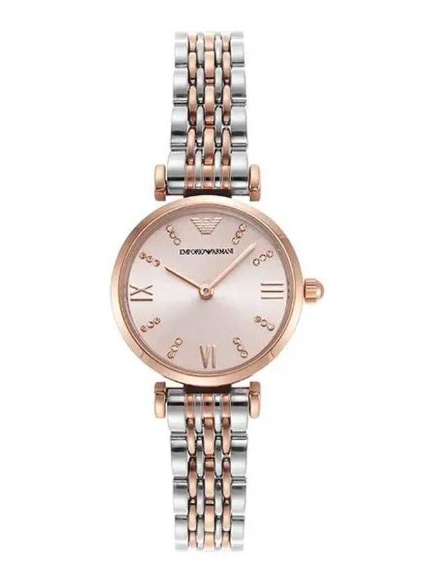 Women's Gianni Metal Watch Silver Gold - EMPORIO ARMANI - BALAAN 3