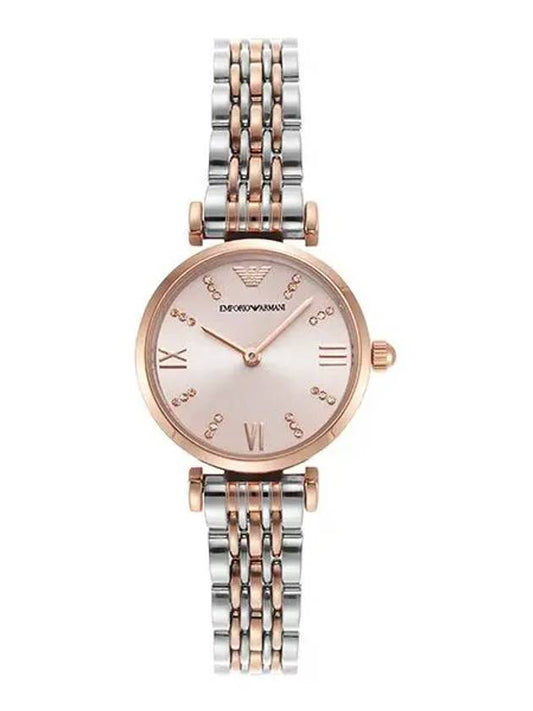 Women's Gianni Metal Watch Silver Gold - EMPORIO ARMANI - BALAAN 2