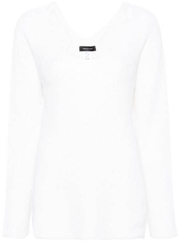 Sweater MAD264F020 D510 0142 WHITE - FABIANA FILIPPI - BALAAN 1