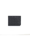 Intrecciato Bill Clip Card Wallet Black - BOTTEGA VENETA - BALAAN 3