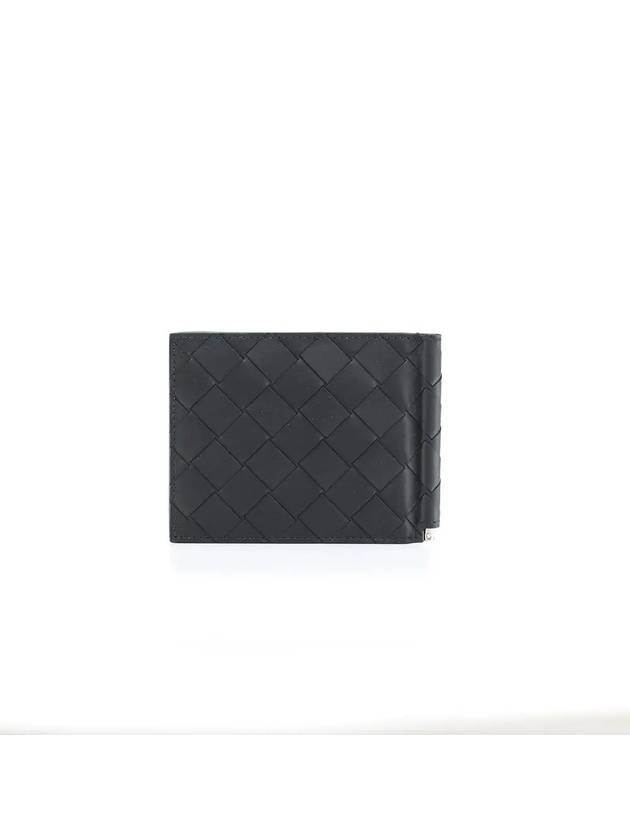 Intrecciato Bill Clip Card Wallet Black - BOTTEGA VENETA - BALAAN 3