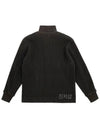 Funnel Neck Pleated Jacket Brown - ISSEY MIYAKE - BALAAN 3