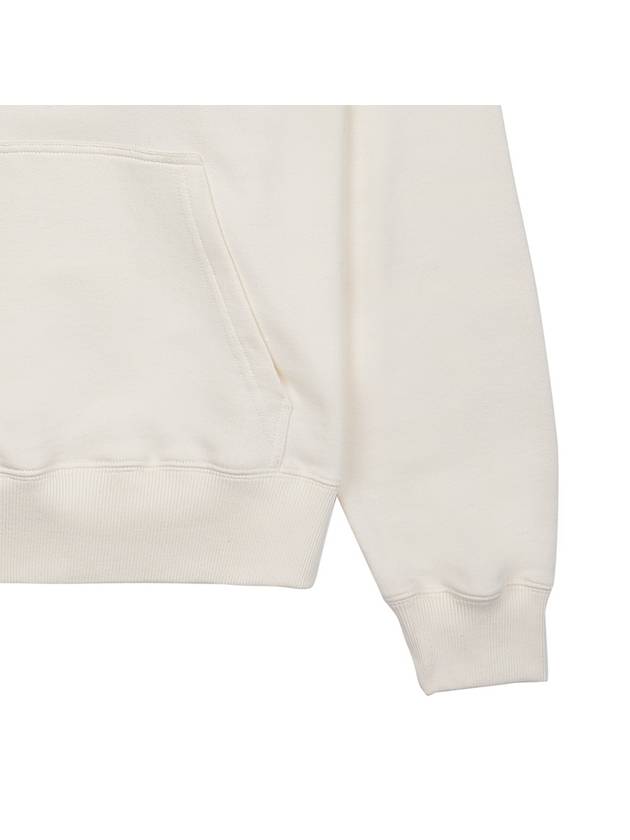 Lettering Logo Print Hoodie Ivory - MSGM - BALAAN 9