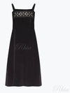 Silk Viscose Midi Dress Black - MAISON MARGIELA - BALAAN 2