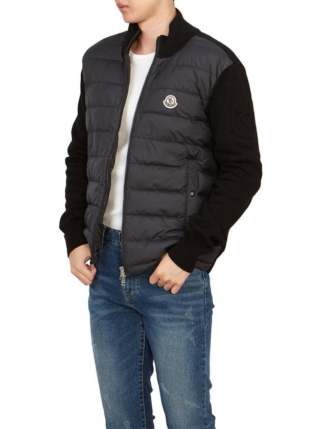 Men's padded zip-up cardigan 9B00020 M1115 999 - MONCLER - BALAAN 5