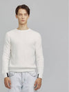 Sleeve point wool mix round neck knit sweater NIT124 - IKALOOOK - BALAAN 2