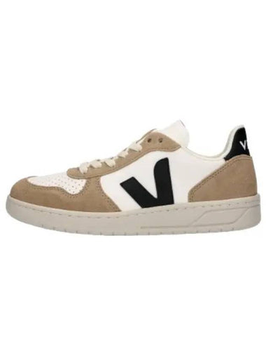 Leather Sneakers White Black Sahara - VEJA - BALAAN 1