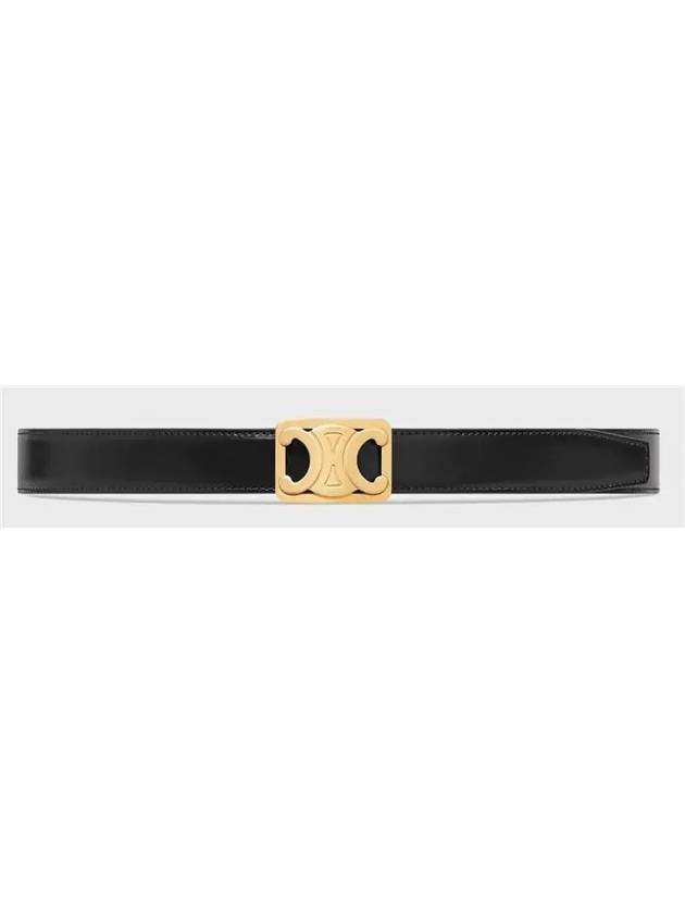 Reversible Frame Triomphe Leather Belt Tan Black - CELINE - BALAAN 2