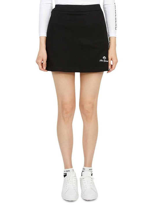 Women's Golf Over Mini Skirt Black - HORN GARMENT - BALAAN 2