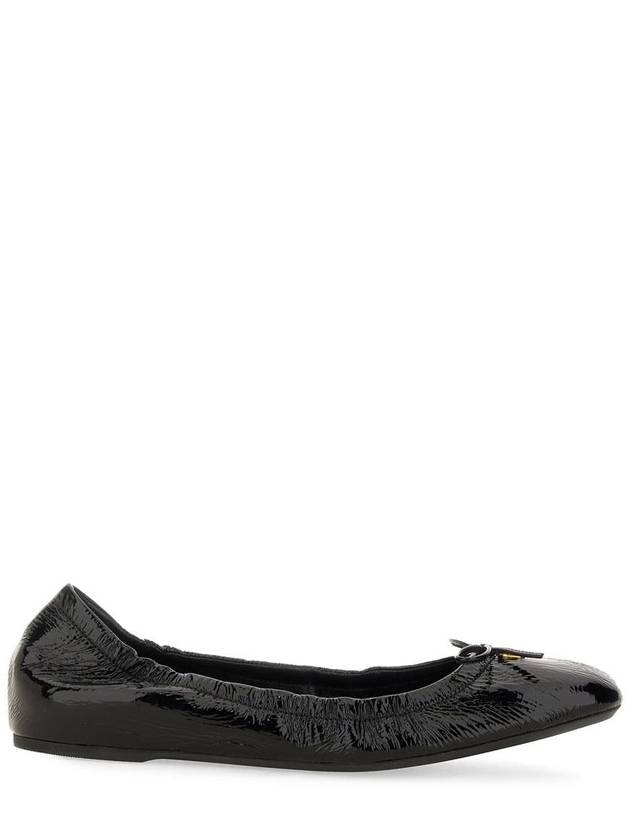 V Logo Signature Flats Black - VALENTINO - BALAAN 2