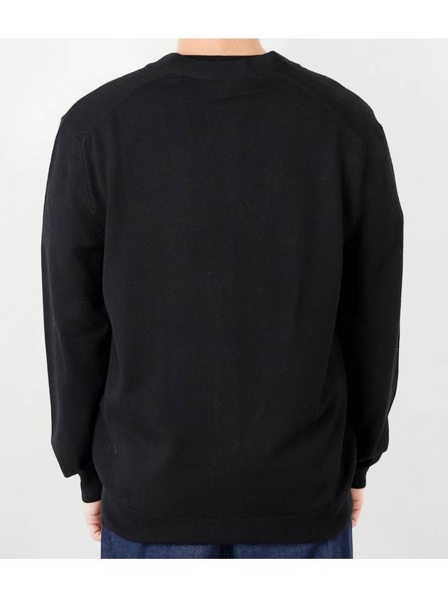 Bold Fox Head Patch Regular Cardigan Black - MAISON KITSUNE - BALAAN 3