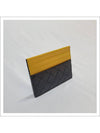 Intrecciato Two-Tone Card Wallet Yellow - BOTTEGA VENETA - BALAAN 3