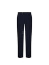 Lace Sure Fit Cotton Straight Pants Blue - BRUNELLO CUCINELLI - BALAAN 2