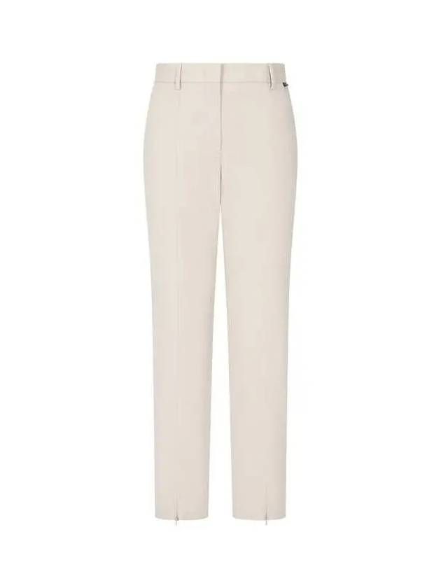 Women s Zipper Slit Hem Pants Beige 271254 - PAUL SMITH - BALAAN 1