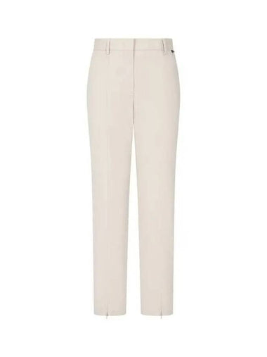 Women s Zipper Slit Hem Pants Beige 271254 - PAUL SMITH - BALAAN 1