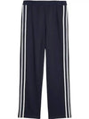 Shiny Technical Fleece Track Pants Nautic Blue - AMI - BALAAN 4