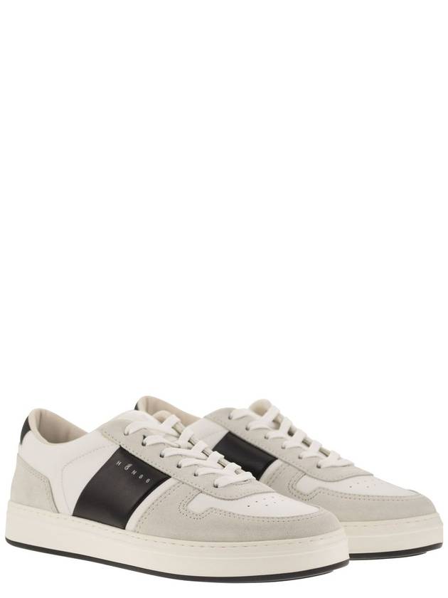 H-TV leather and suede trainers - HOGAN - BALAAN 4