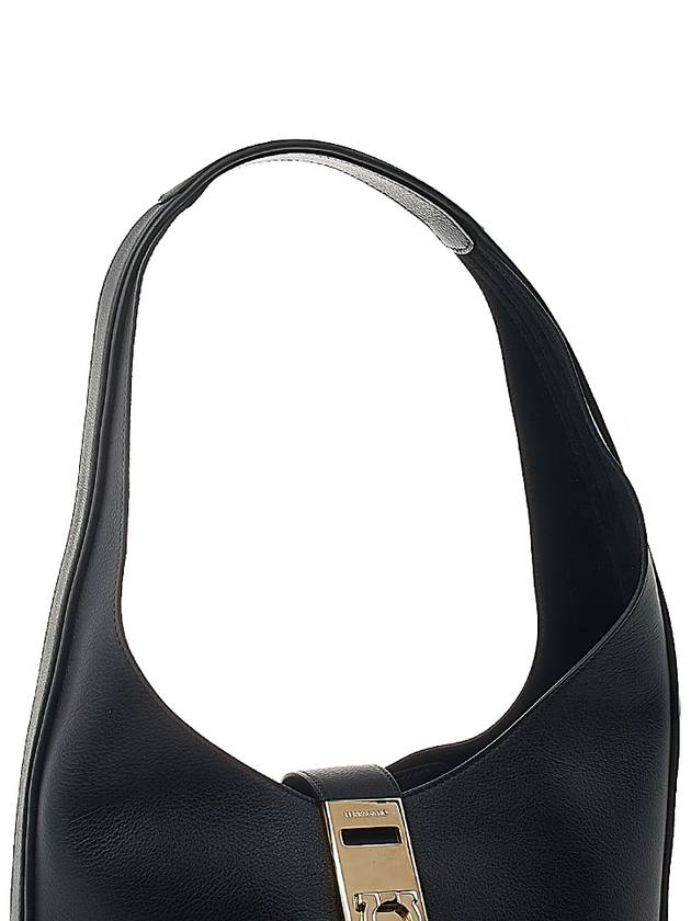 Gancini hobo shoulder bag 21 3995 NERO VITELLO 0764374 - SALVATORE FERRAGAMO - BALAAN 8