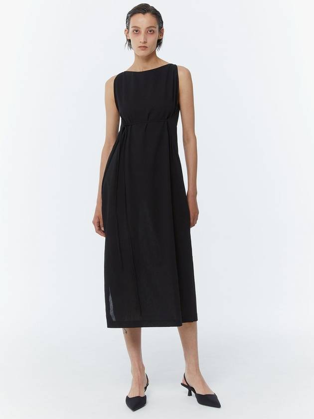 LINEN DRESS BLACK - KIMDOH - BALAAN 2