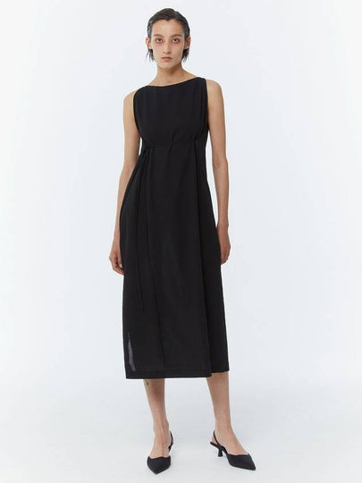 LINEN DRESS BLACK - KIMDOH - BALAAN 2