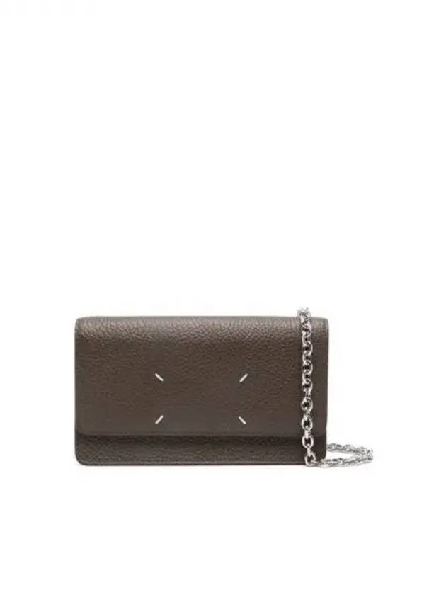 Maison Margiela Stitch Detail Leather WOC Bag 270265 - MAISON MARGIELA - BALAAN 1