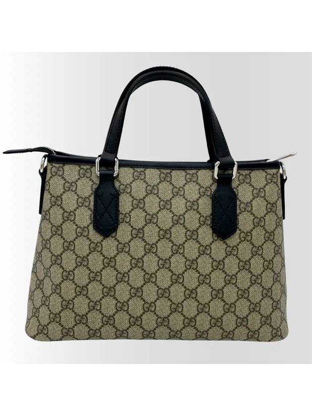 GG Supreme Canvas Small Tote Bag Cross 779867 - GUCCI - BALAAN 4