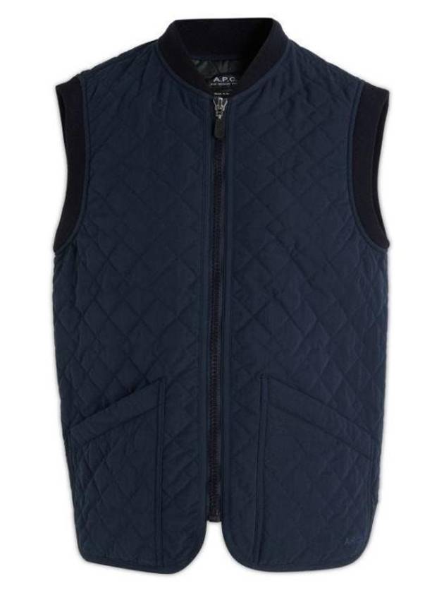 Quilted Vest Navy - A.P.C. - BALAAN 2