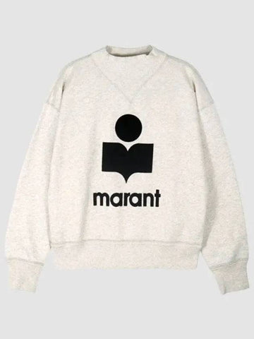 Moby High Neck Sweatshirt Ecru 1061644 - ISABEL MARANT - BALAAN 1