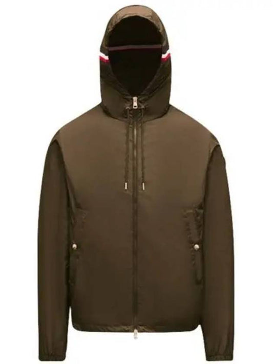 1A00090 54155 833 GRIMPEURS Grimpour Hooded Jacket Khaki Men s TLS 270882 - MONCLER - BALAAN 1