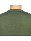 Men's Crew Neck Wool Knit Top Khaki - DRUMOHR - BALAAN 8