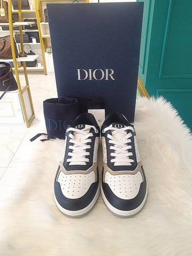 Women s Oblique Low Top Sneakers Size 44 35N272ZU Unused - DIOR - BALAAN 1