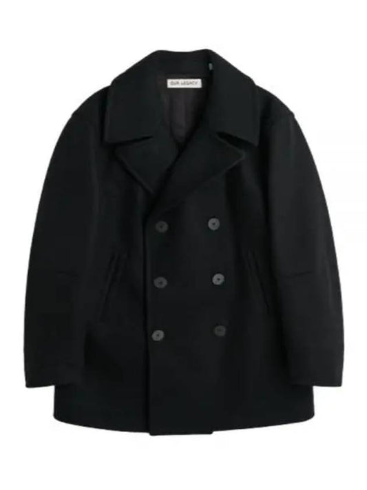 Coat PEACOAT Black Opulent Melton M4231PBO Peacoat - OUR LEGACY - BALAAN 2