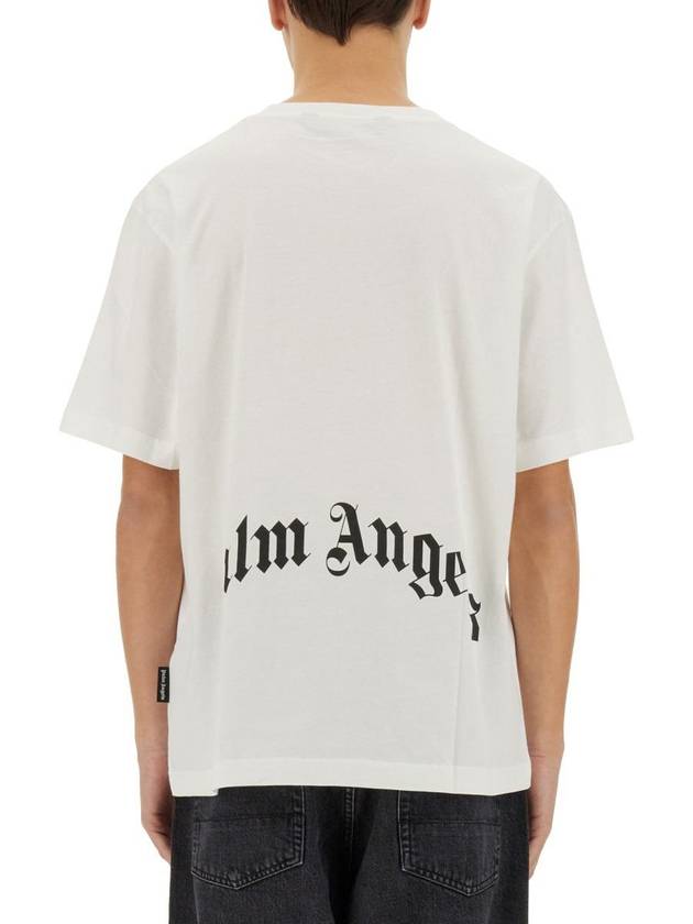 Palm Angels T-Shirt With Logo - PALM ANGELS - BALAAN 3