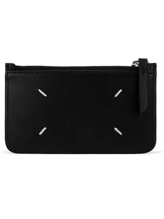 Stitch Zipper Card Wallet Black - MAISON MARGIELA - BALAAN 2