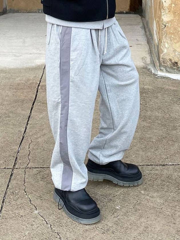 Side Line Wide Balloon Sweatpants Grey - CLACO - BALAAN 1