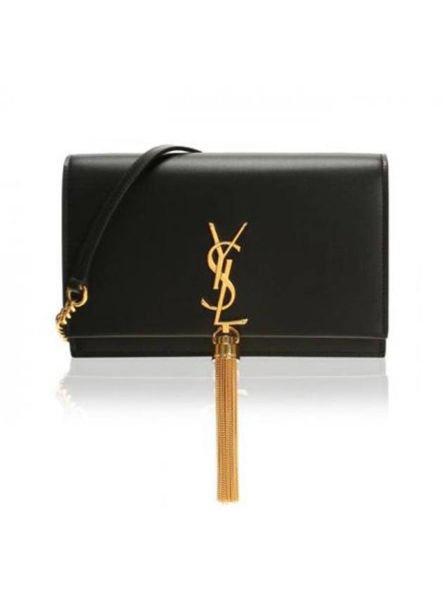 gold shoulder bag black - SAINT LAURENT - BALAAN.