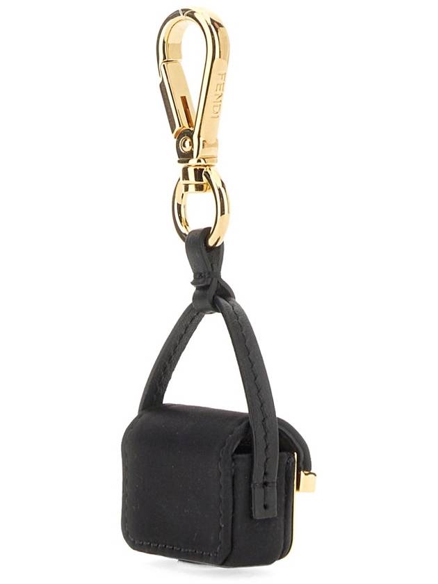 Public Pico Baguette Key Holder Black Gold - FENDI - BALAAN 3