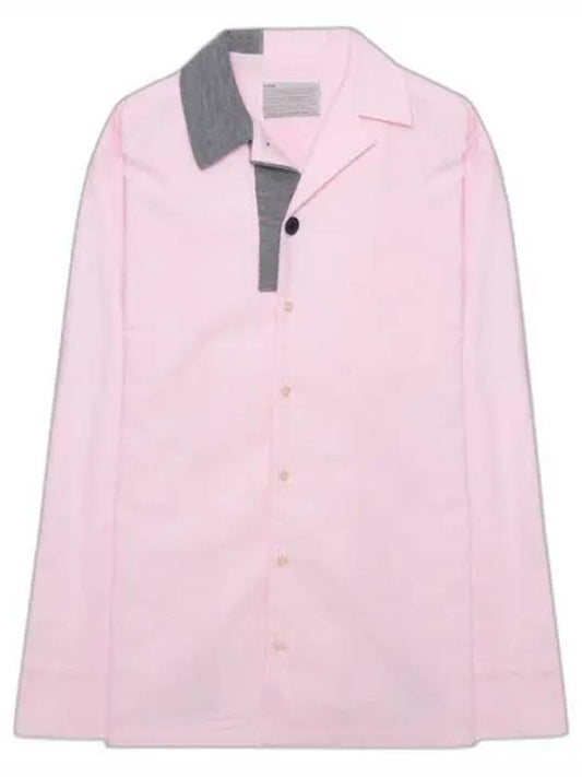 panel button shirt pink - KOLOR - BALAAN 1