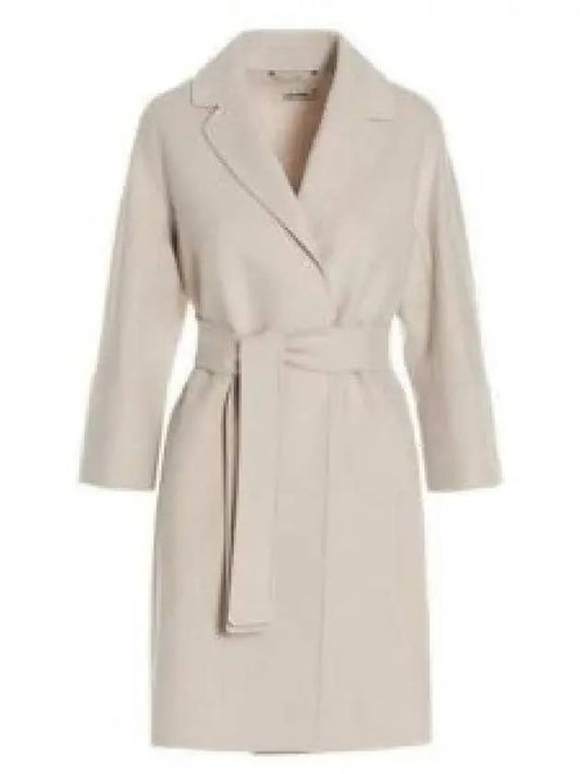 Max Mara Ecru ARONA Wool Coat 1291512 - MAX MARA - BALAAN 1