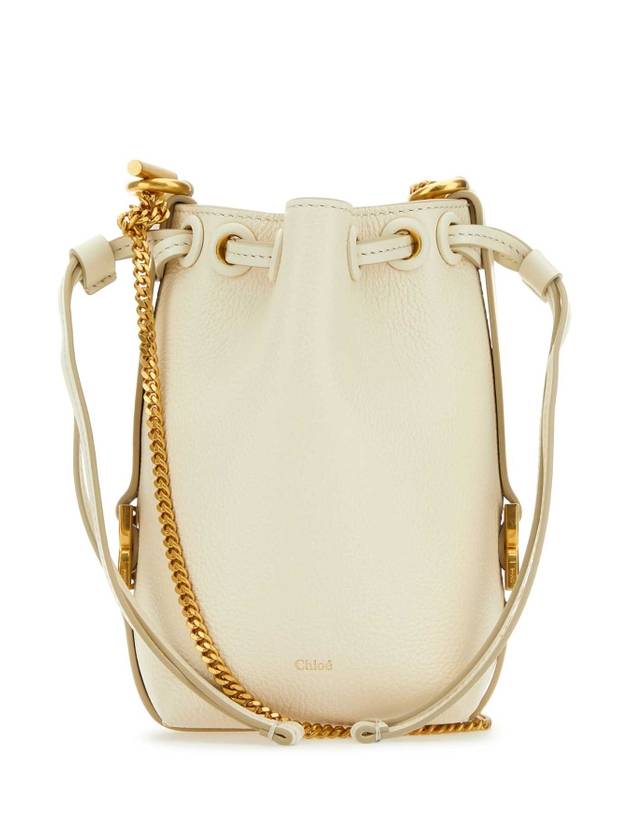 Marcie Micro Bucket Bag Ivory - CHLOE - BALAAN 1