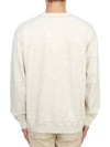 Mikoy Big Logo Cotton Sweatshirt Ecru - ISABEL MARANT - BALAAN 4