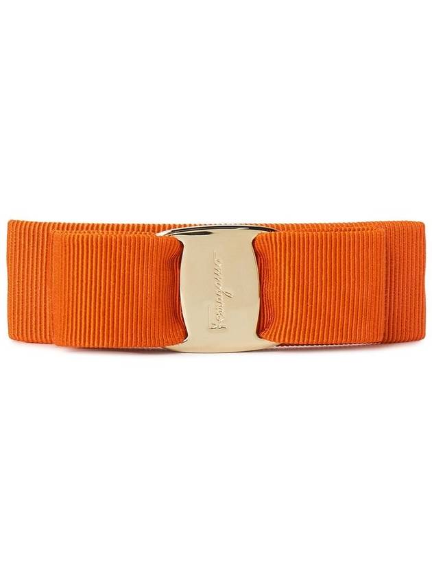 Vara Bow Hair Clip Orange - SALVATORE FERRAGAMO - BALAAN 2