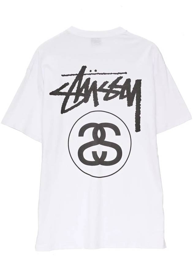 Same day domestic delivery Men s Solid Stock Link SS T Shirt TEE WHITE - STUSSY - BALAAN 2