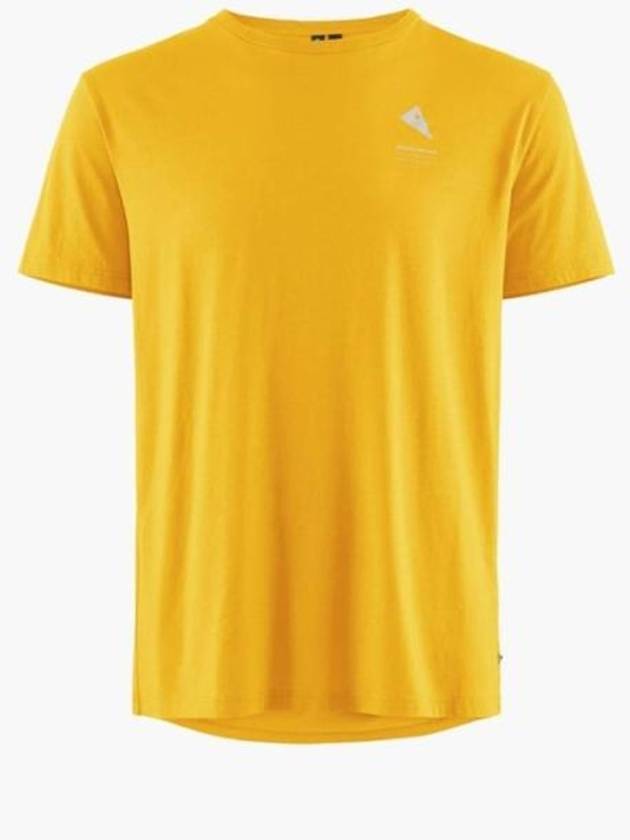 Men's Runa Maker Short Sleeve T-Shirt Pure Yellow - KLATTERMUSEN - BALAAN 2