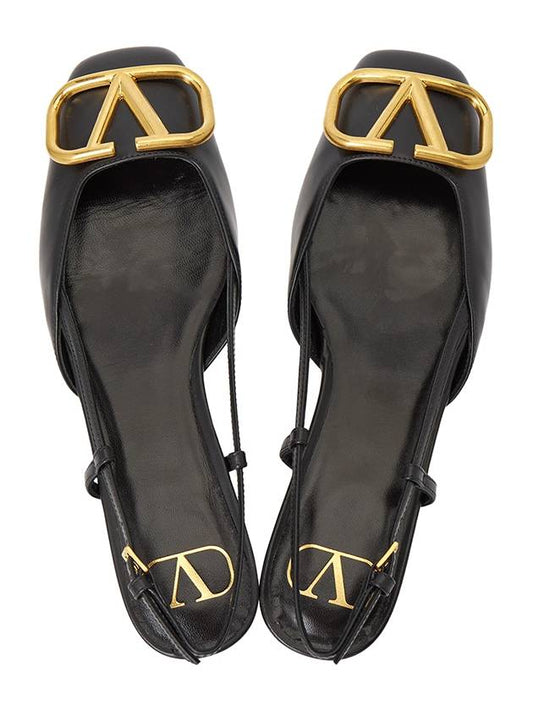 V Logo Signature Women s Slingback S0HG0DSH 0NO - VALENTINO - BALAAN 2