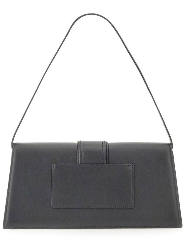 Le Bambino Long Flap Shoulder Bag Black - JACQUEMUS - BALAAN 4