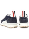 Eco Nylon Alumni Trainer Low Top Sneakers Blue - THOM BROWNE - BALAAN 7