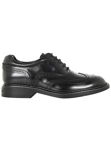 H576 Lace-Up Oxford Black - HOGAN - BALAAN 1