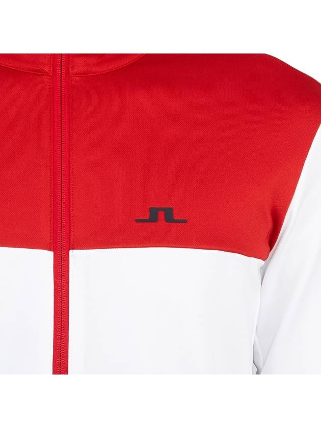 Banks mid layer zip-up jacket cherry white - J.LINDEBERG - BALAAN 11